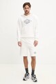 Bavlněné šortky HUGO 50534953 bílá SS25