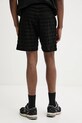 Бавовняні шорти HUGO 50535289 чорний SS25