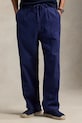 Polo Ralph Lauren spodnie lniane 710958596 granatowy SS25