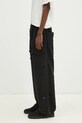 Y-3 spodnie Washed Twill Pant JD3522 czarny SS25