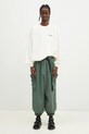 Hlače Y-3 Washed Twill Cargo Pant JM3208 zelena