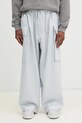 Hlače Y-3 Sport Uniform 3-Stripes Cargo Pants kargo siva JM7800