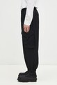 Y-3 trousers Rayon Twill Pant JN4872 black SS25