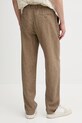 Îmbrăcăminte Lindbergh pantaloni din amestec de in 30.003020.DK.STONE verde