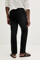 Odzież BOSS Orange spodnie lniane 50536881 czarny