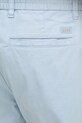 BOSS Orange szorty chino męskie bawełniane z elastanem niebieski 50536885