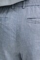 BOSS pantaloni din in albastru 50540480