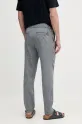 Îmbrăcăminte BOSS pantaloni din in 50540480 bleumarin