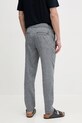 Îmbrăcăminte BOSS pantaloni din in 50540480 bleumarin