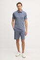 BOSS къс панталон тип анцуг мъжки с памук 50537277 син SS26
