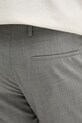 Calvin Klein spodnie z domieszką wełny szary K10K113949