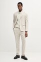 Calvin Klein pantaloni din amestec de in K10K114400 bej SS25