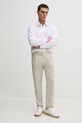 Παντελόνι Calvin Klein K10K114104 μπεζ SS25