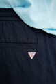 Льняні штани Guess темно-синій F5GB02.WH4J0