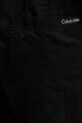 Hlače z mešanico lana Calvin Klein Jeans črna J30J327288