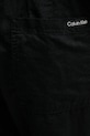 Calvin Klein Jeans spodnie z domieszką lnu czarny J30J327288