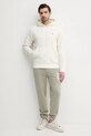 Bavlněné tepláky Calvin Klein Jeans J30J327535 béžová SS25