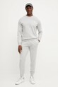 Puma spodnie dresowe bawełniane 684729 szary SS25