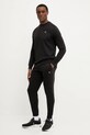 Puma spodnie dresowe bawełniane 684729 czarny SS25