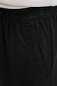 Παντελόνι με λινό μείγμα Hollister Co. μαύρο KI330.5040.900