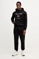Tommy Hilfiger spodnie dresowe bawełniane MW0MW37236 czarny AW25