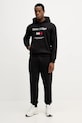 Tommy Hilfiger pantaloni de trening din bumbac MW0MW37236 negru AW25