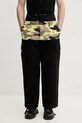 BLUEMARBLE pantaloni de bumbac PA80.CV07A25 negru SS25