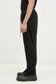 Rick Owens spodnie dresowe bawełniane Berlin Drawstring DU01E3392.RIG czarny SS25