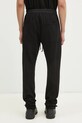 Odzież Rick Owens spodnie dresowe bawełniane Berlin Drawstring DU01E3392.RIG czarny