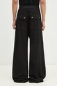 Одежда Хлопковые спортивные штаны Rick Owens Geth Belas DU01E3378.RIG чёрный