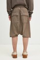 Одяг Бавовняні шорти Rick Owens Drawstring Pods DU01E3380.RIGP сірий