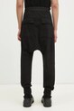 Odjeća Pamučni donji dio trenirke Rick Owens Prisoner Drawstring DU01E3395.RIG crna