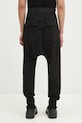 Clothing Rick Owens cotton joggers Prisoner Drawstring DU01E3395.RIG black