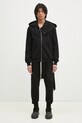 Pamučni donji dio trenirke Rick Owens Prisoner Drawstring DU01E3395.RIG crna