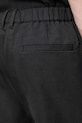 AllSaints pantaloni in misto lana LOCKE nero M001TD