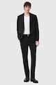 AllSaints spodnie BAY dzianina czarny M018QC