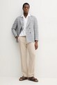 Льняные брюки Michael Kors CS5304BBEY бежевый SS25