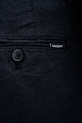 Λινό παντελόνι Hackett London σκούρο μπλε HM212726R