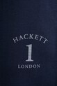 Hackett London spodnie dresowe bawełniane granatowy HM581338