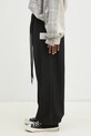 Maison MIHARA YASUHIRO wool trousers Wide Trousers A14PT032 black SS25