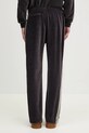 Clothing Needles velour sweatpants Narrow Track QV321 brown