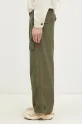 Human Made cotton trousers Air Force Pants HM29PT009 green SS25