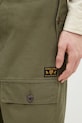 Human Made spodnie bawełniane Air Force Pants HM29PT009 zielony