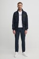 Aeronautica Militare pantaloni de trening PA1652CT3264 bleumarin SS25