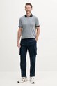 Kalhoty Aeronautica Militare PA1658CT3511 námořnická modř SS25