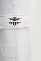 Παντελόνι φόρμας Aeronautica Militare PF964F559 λευκό