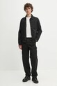 C.P. Company pantaloni de bumbac 18CMPA115A006475G negru SS25