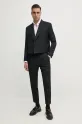 Karl Lagerfeld pantaloni in lana 552055.255422 nero SS25