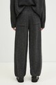 Clothing MKI MIYUKI ZOKU wool blend sweatpants Mohair Blend Knit Wide Leg Joggers MOHAIR.BLEND.KNIT.WIDE. gray