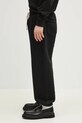 MKI MIYUKI ZOKU pantaloni de trening din bumbac 800 Gsm Superweight Cuffed Joggers 800.GSM.SUPERW.CBL negru SS25